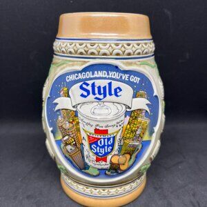 Ceramarte Heilman's Old Style Beer Stein, Chicagoland